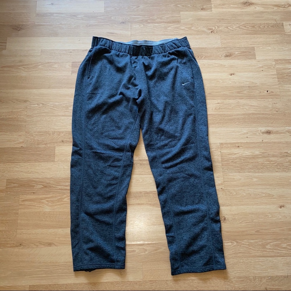 Grey Nike sweatpants